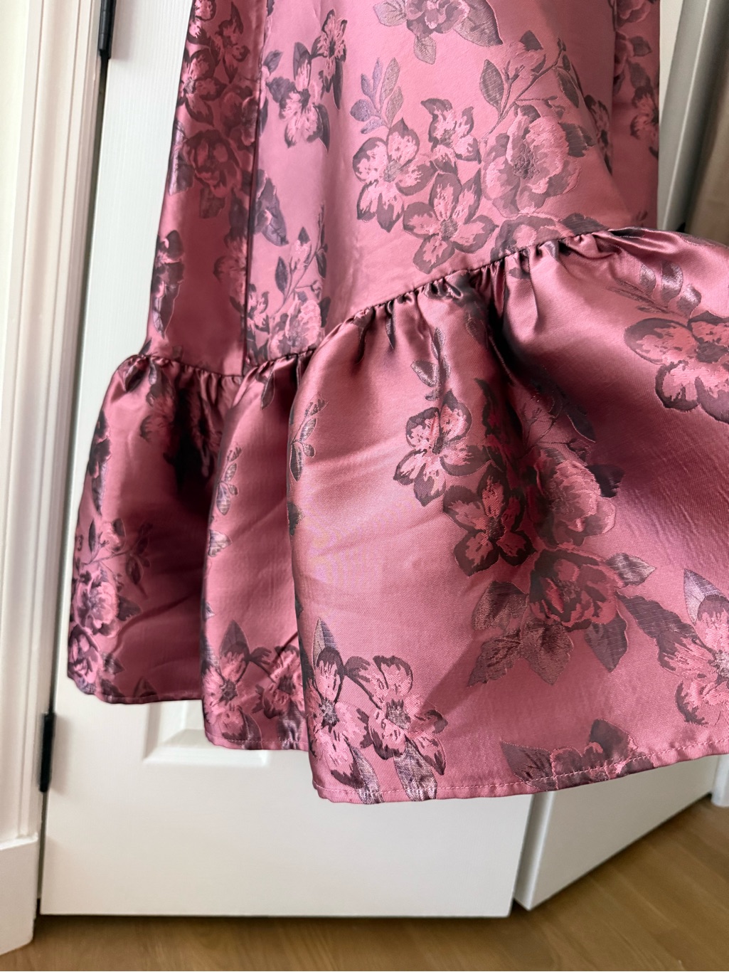 V. Chapman Regina Strapless Gown Deco Rose Bouquet Floral New With Tags — image 6 of 8